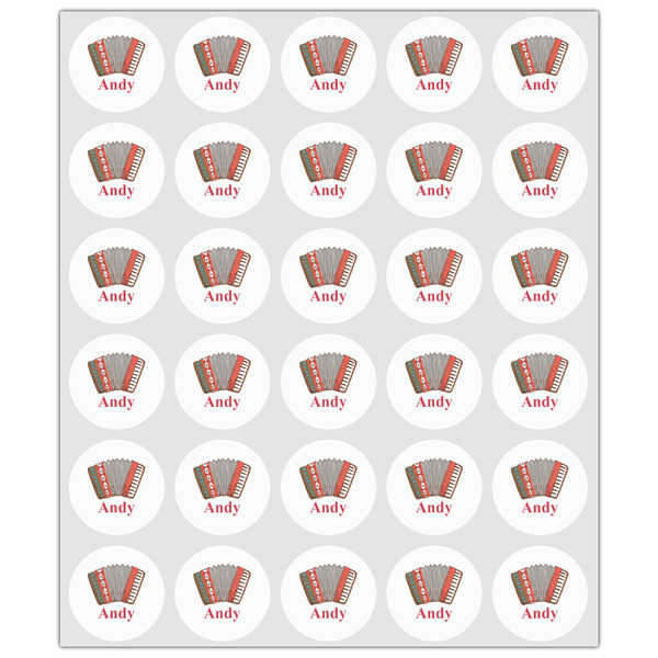 Vintage Musical Instruments Drink Topper - XSmall - Set of 30