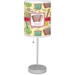 Vintage Musical Instruments Lamp with Drum Shade (Personalized)