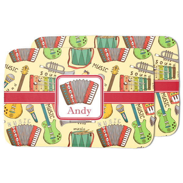 Vintage Musical Instruments Drying Dish Mat - MAIN