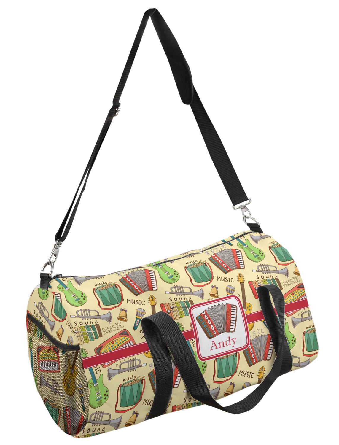 Vintage Musical Instruments Duffel Bag (Personalized) YouCustomizeIt