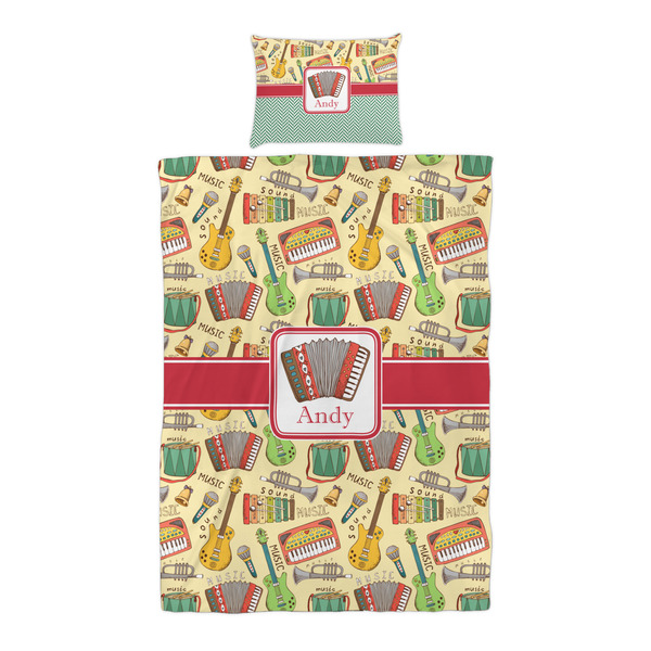 Vintage Musical Instruments Duvet Cover Set - Twin XL - Alt Approval