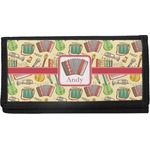 Vintage Musical Instruments Canvas Checkbook Cover (Personalized)