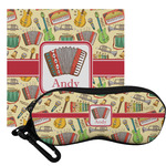 Vintage Musical Instruments Eyeglass Case & Cloth (Personalized)
