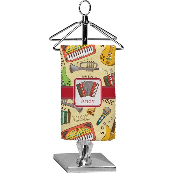 Custom Vintage Musical Instruments Finger Tip Towel - Full Print (Personalized)