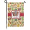 Vintage Musical Instruments Small Garden Flag - Double Sided w/ Name or Text