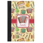 Vintage Musical Instruments Genuine Leather Passport Cover (Personalized)