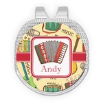 Vintage Musical Instruments Golf Ball Marker - Hat Clip - Silver