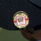 Vintage Musical Instruments Golf Ball Marker Hat Clip - Gold - On Hat