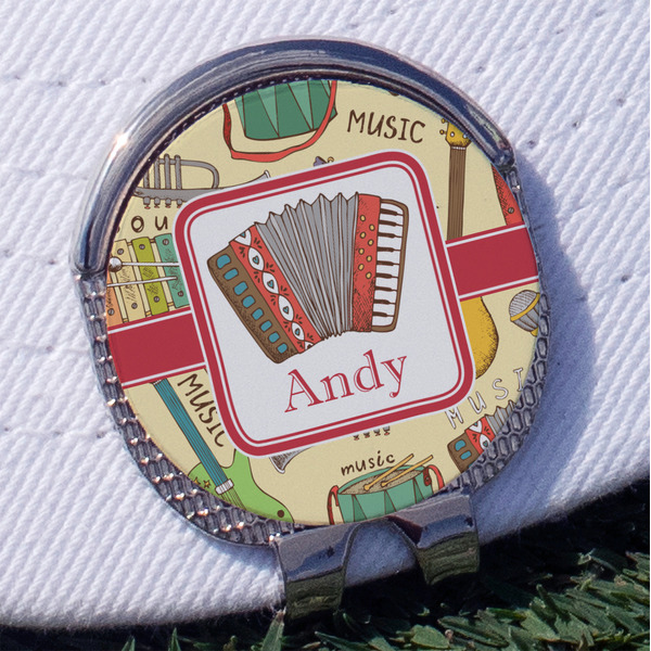 Custom Vintage Musical Instruments Golf Ball Marker - Hat Clip