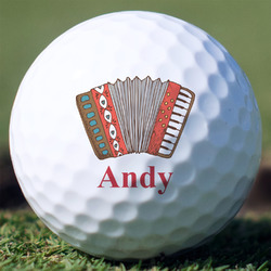 Vintage Musical Instruments Golf Balls - Non-Branded - Set of 12 (Personalized)