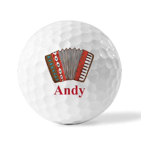 Vintage Musical Instruments Golf Balls - Generic - Set of 3 - FRONT