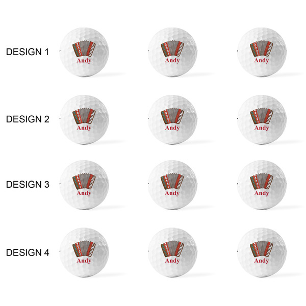 Vintage Musical Instruments Golf Balls - Titleist - Set of 12 - APPROVAL