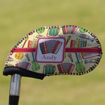 Vintage Musical Instruments Golf Club Iron Cover (Personalized)