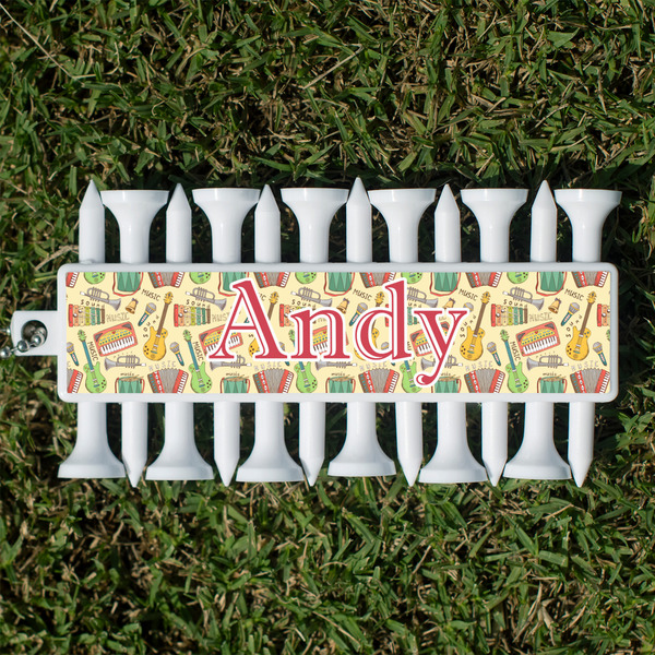 Custom Vintage Musical Instruments Golf Tees & Ball Markers Set (Personalized)