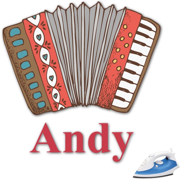 Custom Vintage Musical Instruments Graphic Iron On Transfer (Personalized)