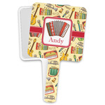 Vintage Musical Instruments Hand Mirror (Personalized)
