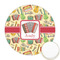 Vintage Musical Instruments Printed Cookie Topper - 2.5" (Personalized)
