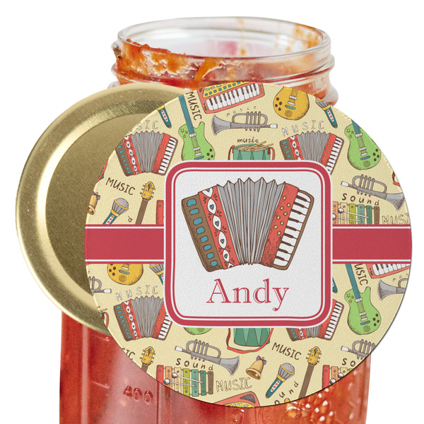 Custom Vintage Musical Instruments Jar Opener (Personalized)