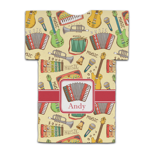 Vintage Musical Instruments Jersey Bottle Cooler - BACK (flat)