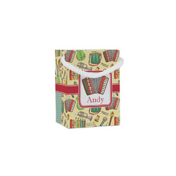 Vintage Musical Instruments Jewelry Gift Bags - Matte (Personalized)