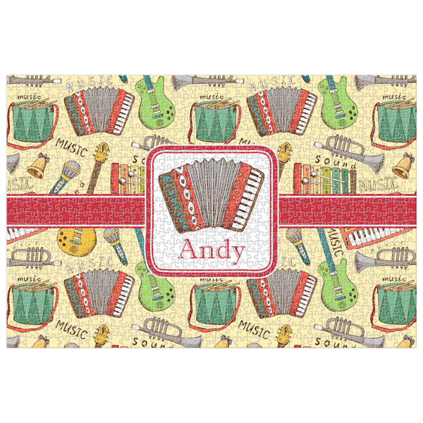 Custom Vintage Musical Instruments Jigsaw Puzzle - 1000-piece (Personalized)