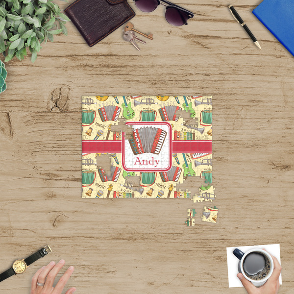 Vintage Musical Instruments Jigsaw Puzzle 252 Piece - In Context