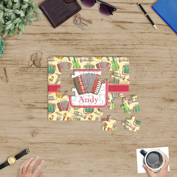 Vintage Musical Instruments Jigsaw Puzzle 30 Piece - In Context