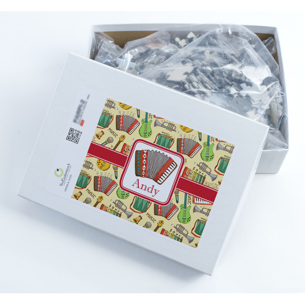 Vintage Musical Instruments Jigsaw Puzzle 500 Piece - Box