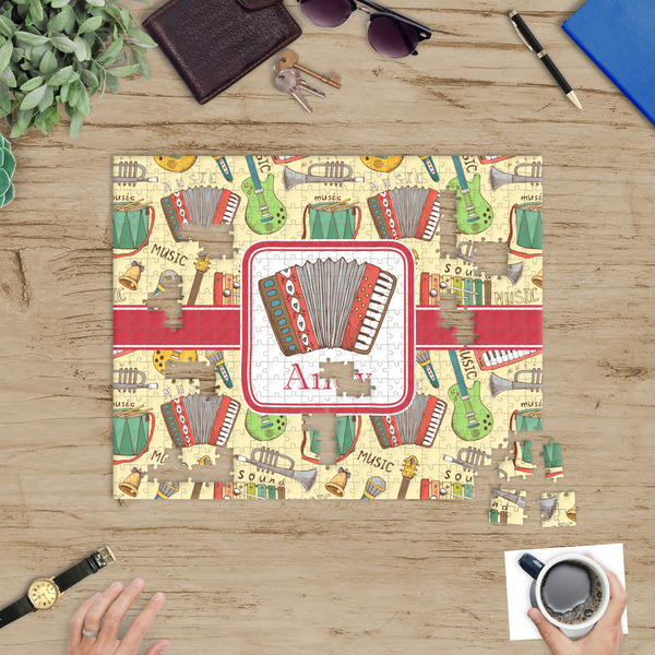 Vintage Musical Instruments Jigsaw Puzzle 500 Piece - In Context