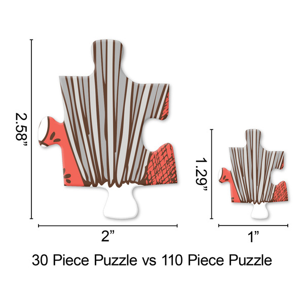 Vintage Musical Instruments Jigsaw Puzzle - Piece Comparison