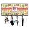 Vintage Musical Instruments Key Hanger w/ 4 Hooks w/ Graphics and Text