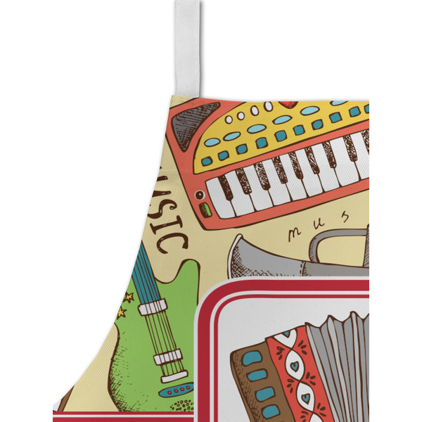 Vintage Musical Instruments Kid's Aprons - Detail