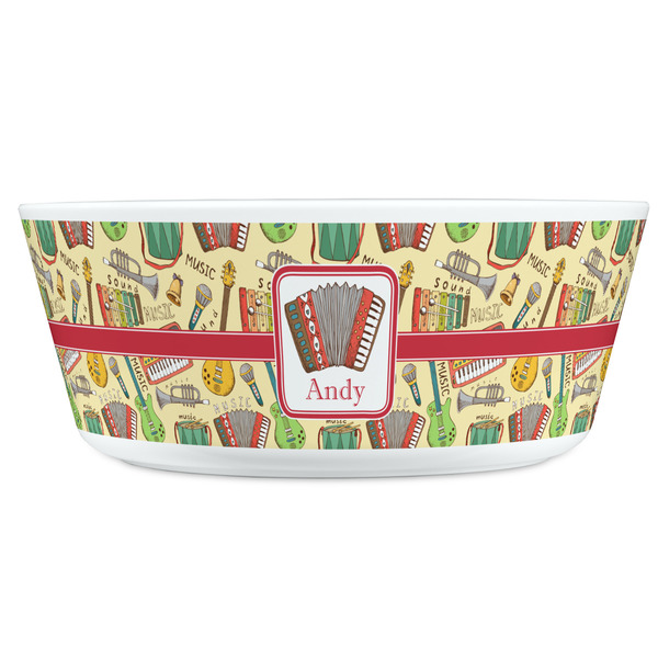 Vintage Musical Instruments Kids Bowls - FRONT