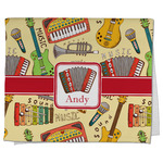 Vintage Musical Instruments Kitchen Towel - Poly Cotton w/ Name or Text