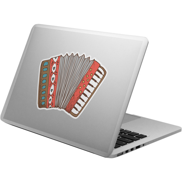 Custom Vintage Musical Instruments Laptop Decal