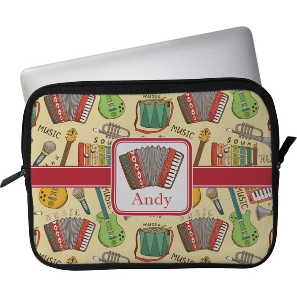 Custom Vintage Musical Instruments Laptop Sleeve / Case (Personalized)