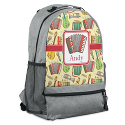 Vintage Musical Instruments Backpack (Personalized)