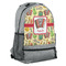 Vintage Musical Instruments Large Backpack - Gray - Angled View