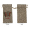 Vintage Musical Instruments Large Burlap Gift Bags - Front Approval