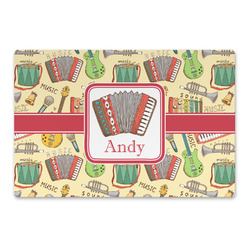Vintage Musical Instruments Large Rectangle Car Magnet (Personalized)