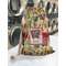 Vintage Musical Instruments Laundry Bag in Laundromat