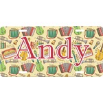 Vintage Musical Instruments Front License Plate (Personalized)