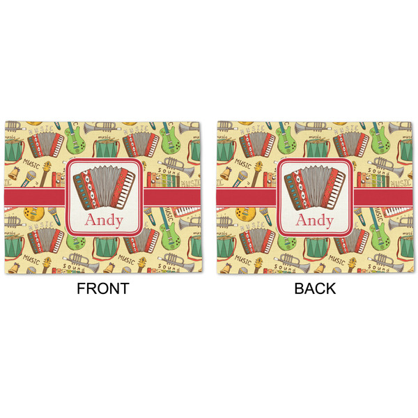 Vintage Musical Instruments Linen Placemat - APPROVAL (double sided)