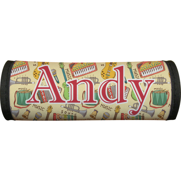 Vintage Musical Instruments Luggage Handle Wrap