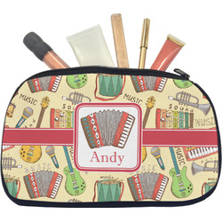 Vintage Musical Instruments Makeup / Cosmetic Bag - Medium (Personalized)