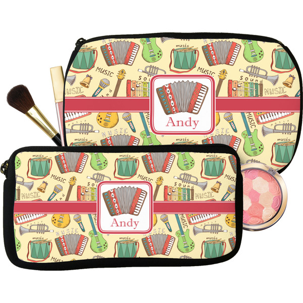 Vintage Musical Instruments Makeup / Cosmetic Bags (Select Size)