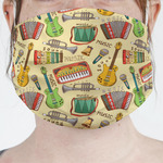 Vintage Musical Instruments Face Mask Cover