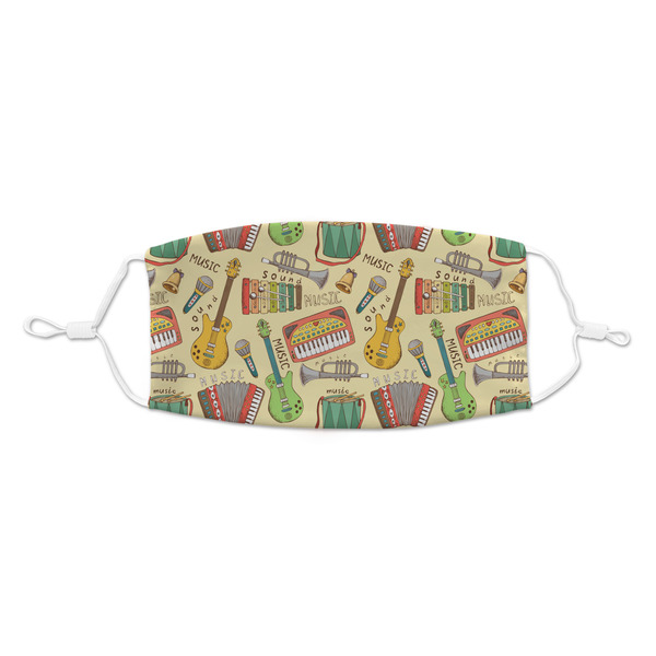 Custom Vintage Musical Instruments Kid's Cloth Face Mask