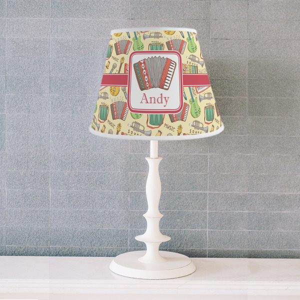 Vintage Musical Instruments Poly Film Empire Lampshade - Lifestyle
