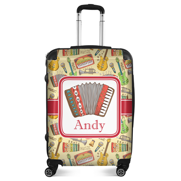 Custom Vintage Musical Instruments Suitcase - 24" Medium - Checked (Personalized)